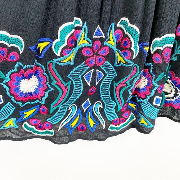 Parker Tammy Embroidered Off The Shoulder Dress Womens Size XS - Picture 11 of 11